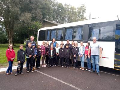 Alunos do municÃ­pio do Porto Barreiro visitam Usina da Engie Energia 